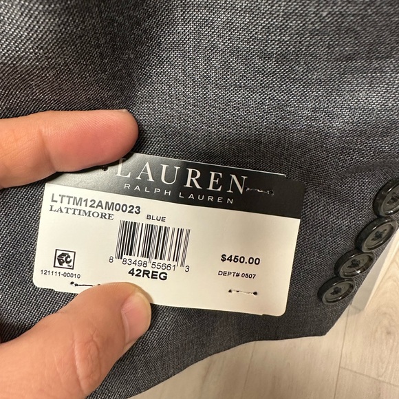 RALPH LAUREN MENS SUIT. NEW - Picture 2 of 5